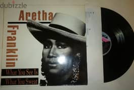 Aretha Franklin – What You See Is What You Sweat vinyl album 0