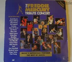 The Freddie Mercury tribute concert 2* laserdiscs gatefold