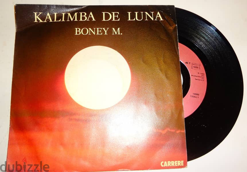Kalimba de luna - boney M - 45t 7" 0