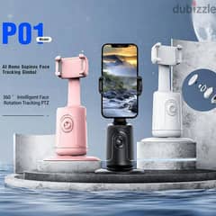 P01 Smart Face and Body Auto Tracking Phone Gimbals with Phone Clip