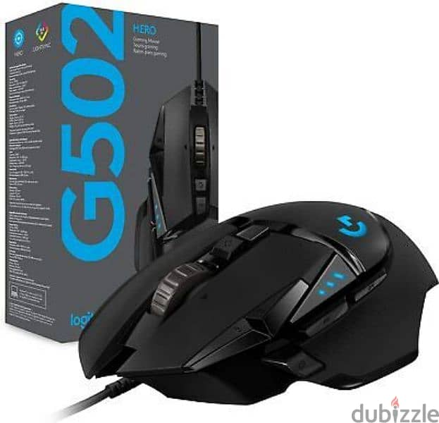 g502 hero 16dpi with box and all accessories used for 1.5 month 1