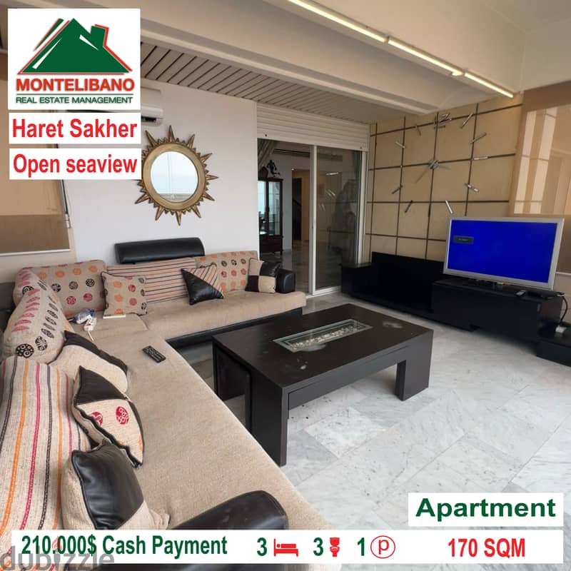 Apartment for sale in Haret sakher!!! 0