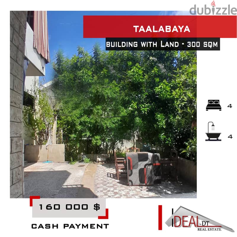 Building With Land  for sale in zahle Taalabaya 300 sqm rf#ab16035 0
