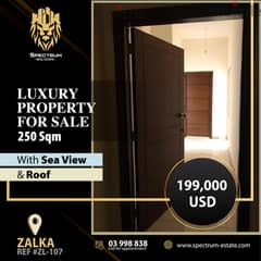 ZALKA SEA VIEW APARTMENT WITH ROOF 250SQ , ZL-107