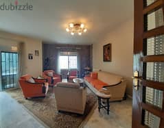 165 SQM Furnished Apartment in Bhorsaf, Metn with Sea and Mountain Vie