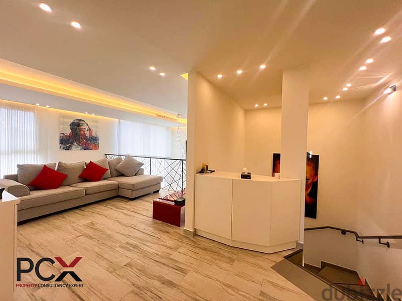 Duplex Apartment For Rent In Baabda ITerrace I Panoramic View 6