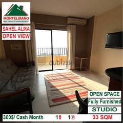300$/Cash Month!! Studio for rent in Sahel Alma!! Open View!! 0