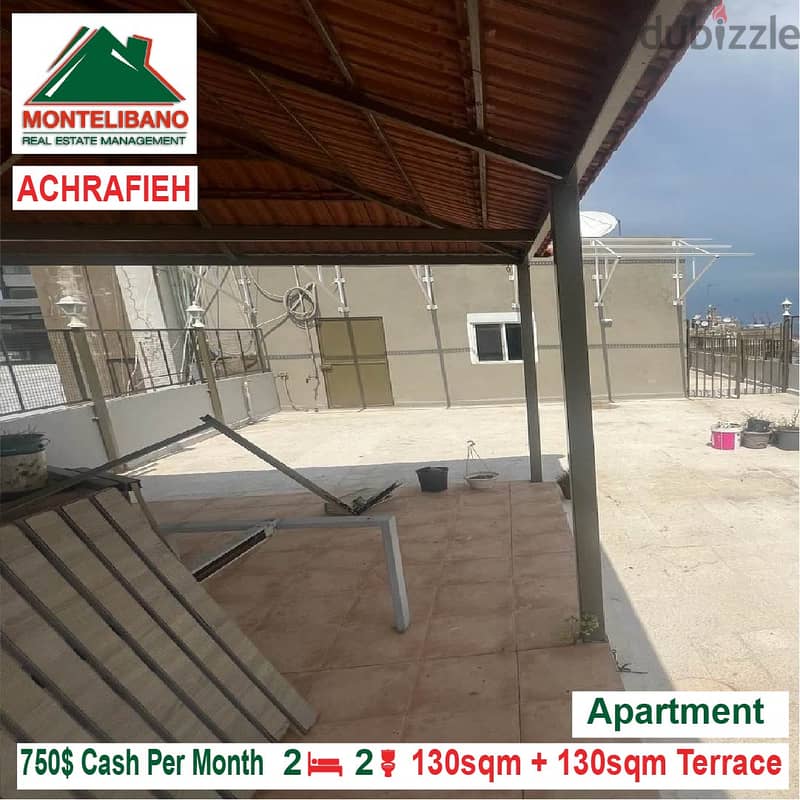 750$!! Apartment for rent located in Achrafieh 7