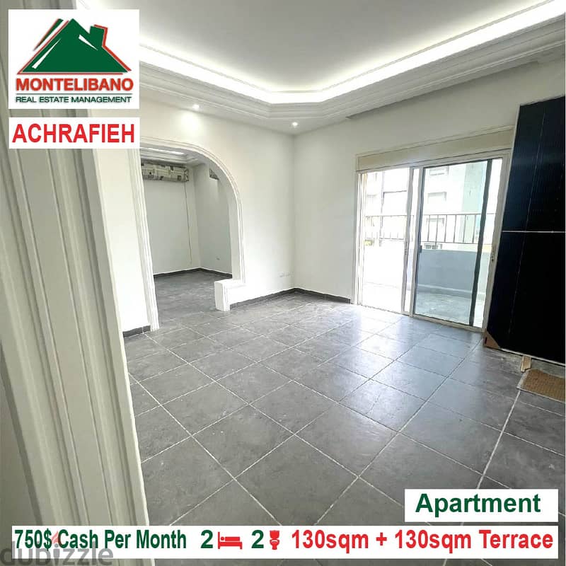 750$!! Apartment for rent located in Achrafieh 0
