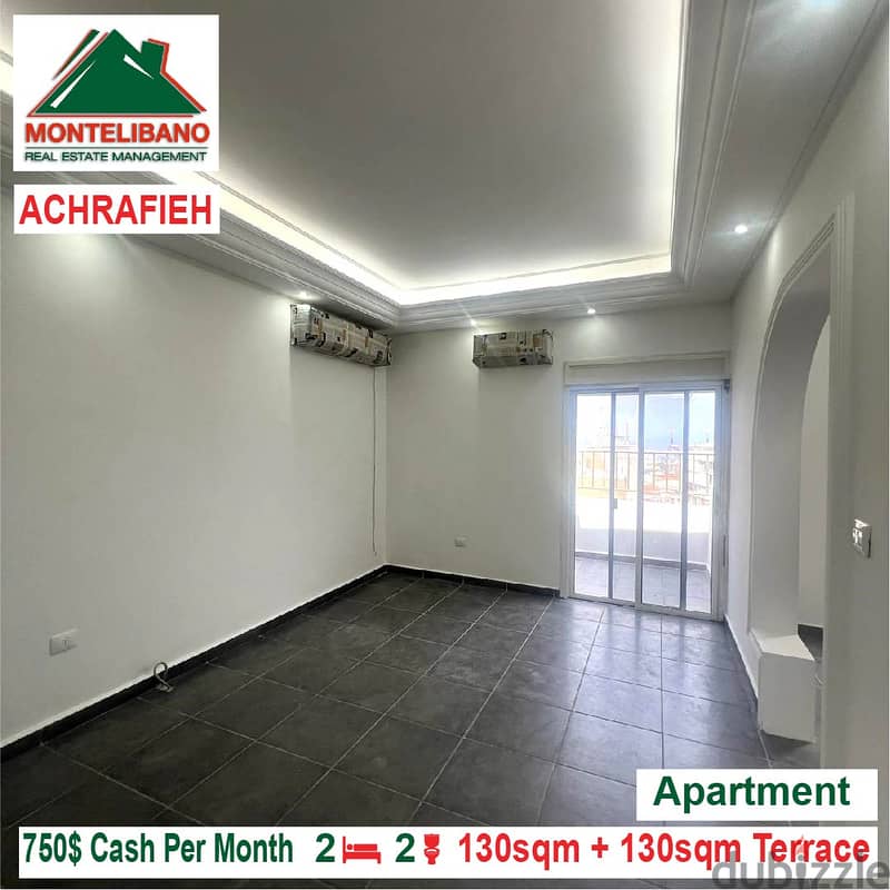 750$!! Apartment for rent located in Achrafieh 1