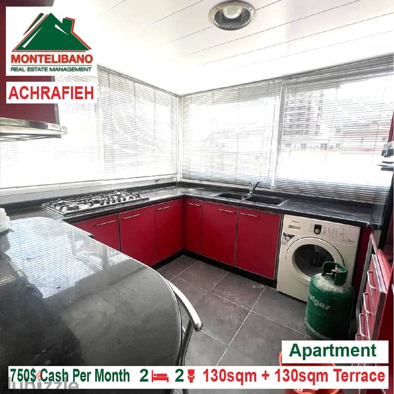 750$!! Apartment for rent located in Achrafieh 5