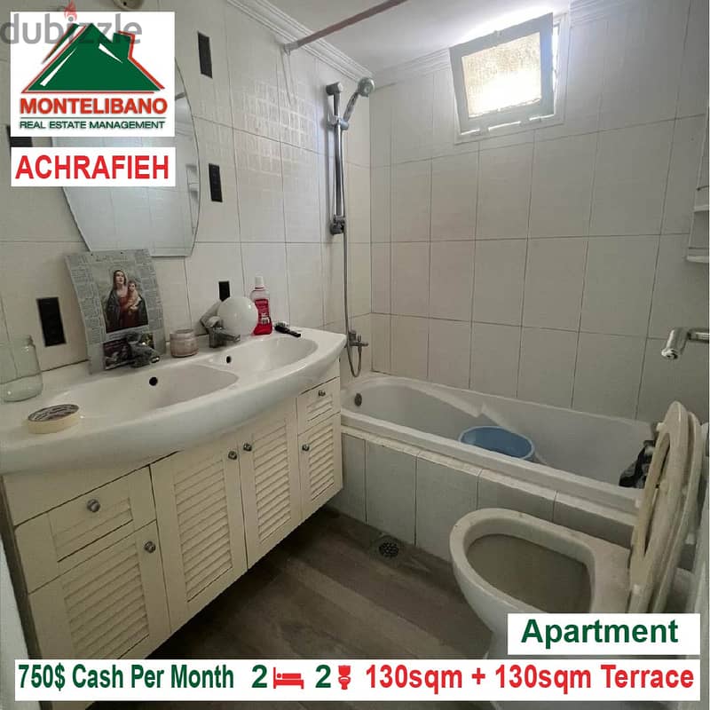 750$!! Apartment for rent located in Achrafieh 6