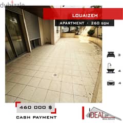 Super deluxe apartment for sale in Baabda Louaizeh 260 sqm rf#ms8232