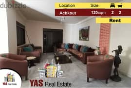 Achkout 120m2 | 160m2 Terrace | Rent | Fully Furnished | View | 0