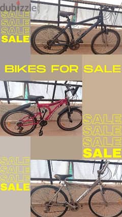 High quality bikes for sale separately