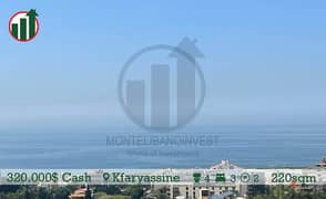 Fully Furnished Apartment for sale in Kfaryassine!