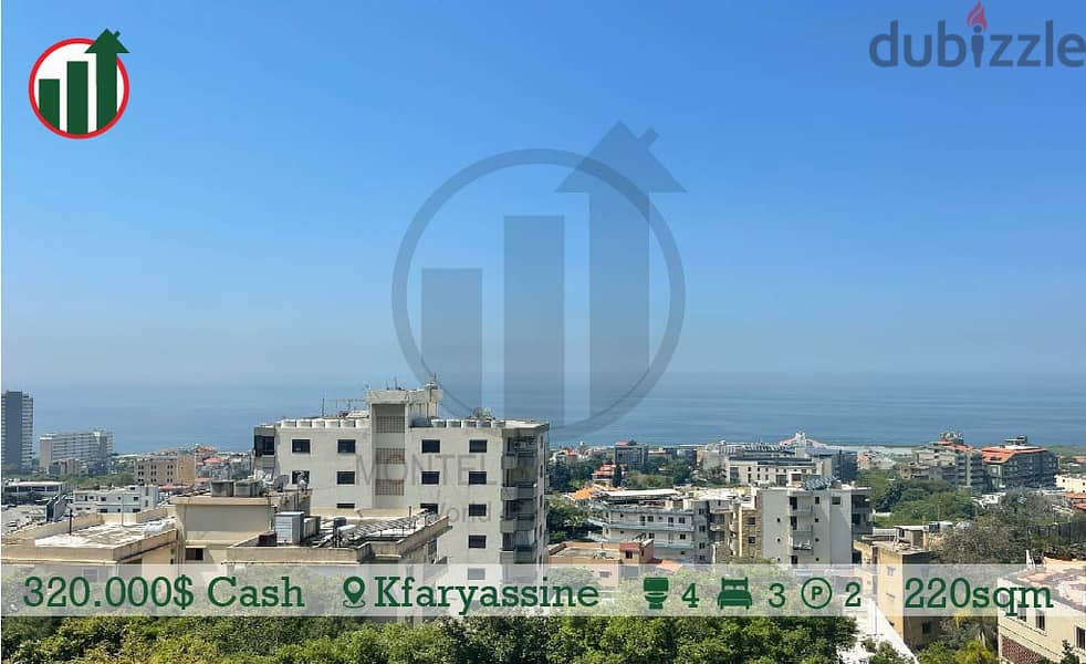 Fully Furnished Apartment for sale in Kfaryassine! 1