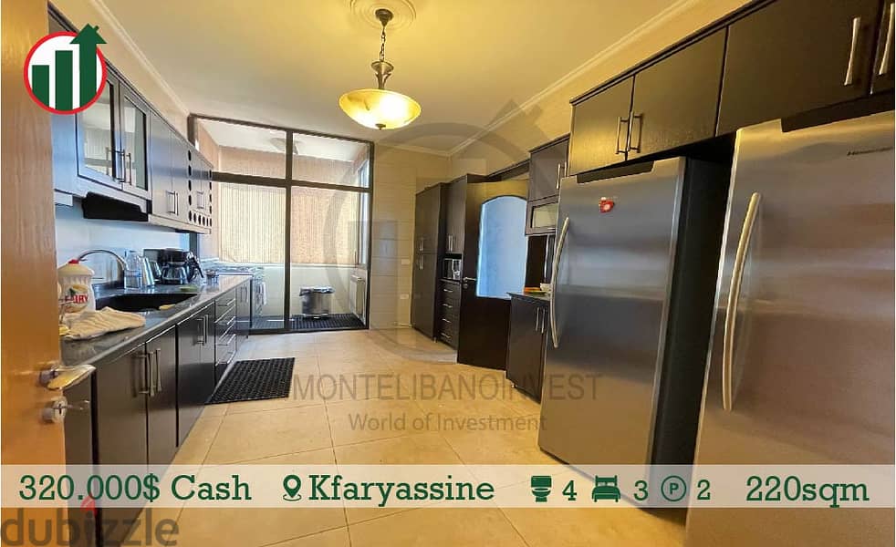 Fully Furnished Apartment for sale in Kfaryassine! 5