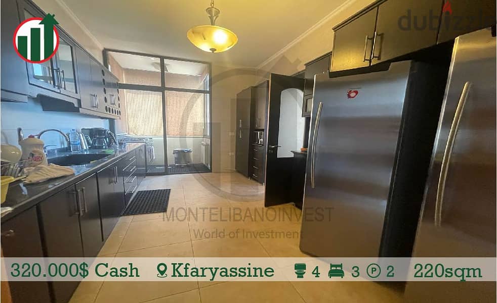 Fully Furnished Apartment for sale in Kfaryassine! 6