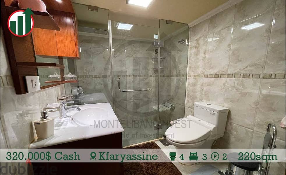 Fully Furnished Apartment for sale in Kfaryassine! 13