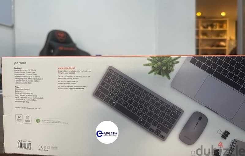 Porodo Combo Wireless Keyboard With Mouse 1