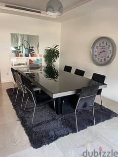 Dining Table and 8 chairs from ID Design