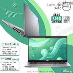 Dell Latitude 5410 Core i7-10610u 14" Laptop Offers