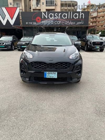 kia sportage 2021 Black full options