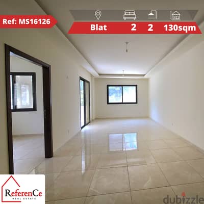 New apartment with terrace in Blat شقة جديدة مع تراس في بلاط