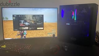 gaming pc for sale only case + screen 0