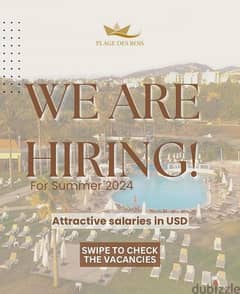 Looking for Waiters/waitresses,bartenders,IT support and more