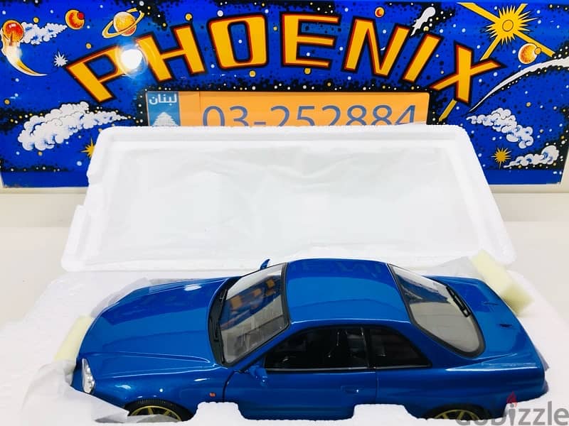 1/18 diecast Nissan Skyline GTR (R34) BLUE 7