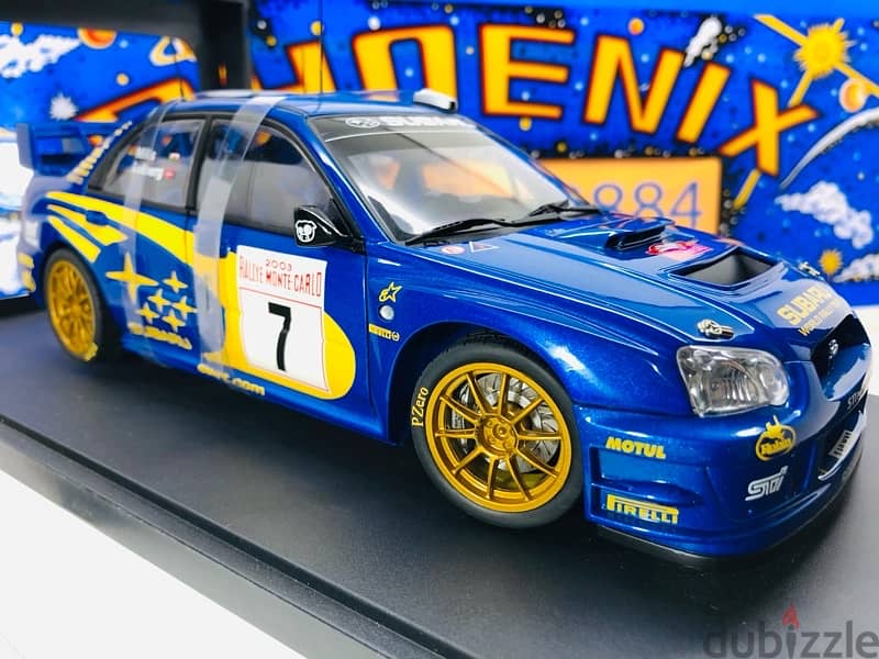 1/18 diecast Autoart Subaru Impreza WRC Solberg 2003 Rally Monte Carlo 6