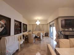 170 SQM Furnished Apartment in Zouk Mikael Keserwan with Partial View