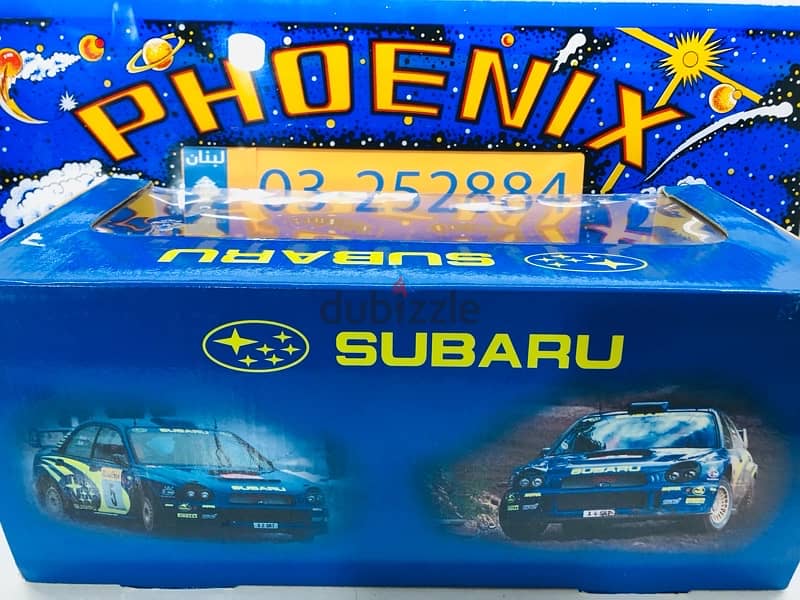 1/18 diecast Autoart 80191 Subaru Impreza 2001 Burns #5 Portugal 2