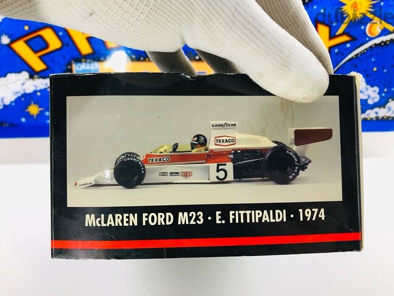 1/18 diecast F1 McLaren Ford M23 E. Fittipaldi Discontinued Rare 1