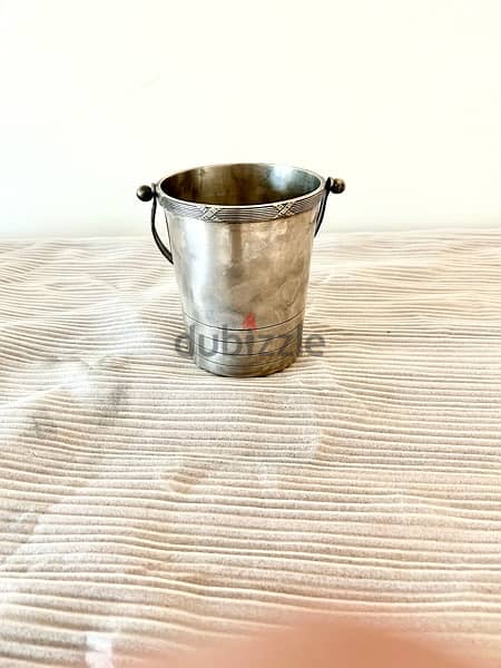 Vintage Silver Ice Bucket 0