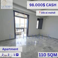 Apartment For Sale Located In Dik El Mehdi شقة للبيع في ديك المحدي 0