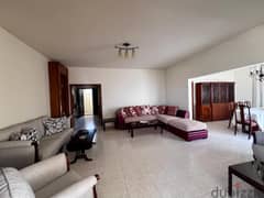 Sea View apartment with terrace for rent in Broummana