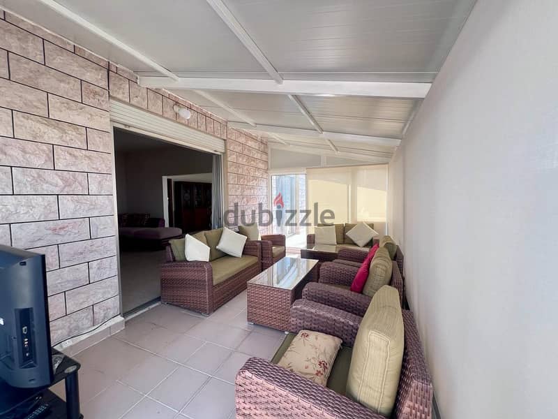 Sea View apartment with terrace for rent in Broummana 5
