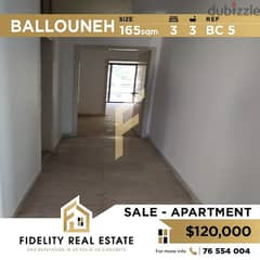Apartment for sale in Ballouneh BC5 0