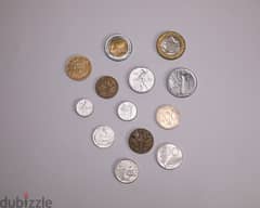 13 Italian old coins