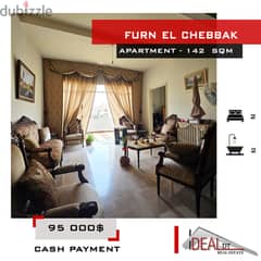 95 000 $ Apartment for sale in Furn el chebbak 142 sqm ref#jpt22136 0