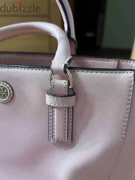 Tory Burch authentic bag baby pink slightly used 7