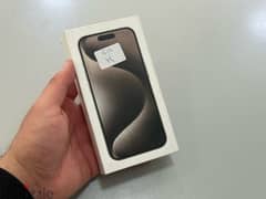 IPhone 15 Pro 512Gb brand new natural color with apple warranty