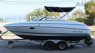 Chris Craft Boat 7 Meters with Trailer, Model Year 2000, 160 hp 0