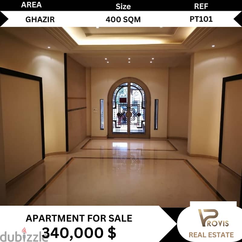 Apartment for sale in Ghazir / شقة للبيع في غزير 0