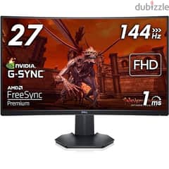 Dell 144Hz  27” Curved Monitor FHD