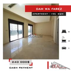 Apartment for sale in Tripoli Dam wa Farz 195 SQM REF#rk673 0