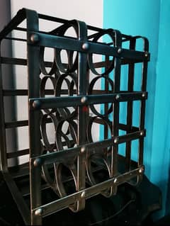 metal wine holder rack